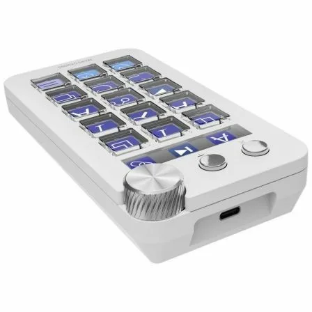 Control Deck Mars Gaming MSD-NEO/ 15 Teclas LCD/ 1 Rueda/ 2 Botones/ Blanco - Imagen 6