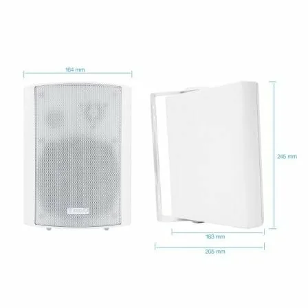 Altavoces Autoamplificados TooQ TQOWS-01W/ 60W/ 2.0/ Blancos - Imagen 9