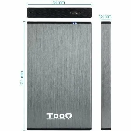 Caja Externa para Disco Duro de 2.5" TooQ TQE-2527G/ USB 3.1 - Imagen 9