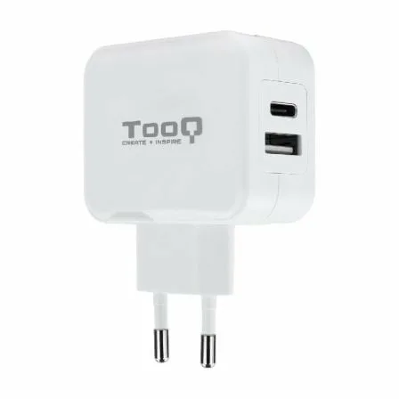 Cargador de Pared TooQ TQWC-2SC02WT/ 1xUSB Tipo-C/ 1x USB/ 27W - Imagen 7