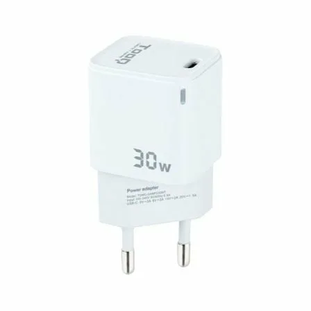 Cargador de Pared GaN TooQ TQWC-GANPD30WT/ 1xUSB Tipo-C/ 30W - Imagen 7