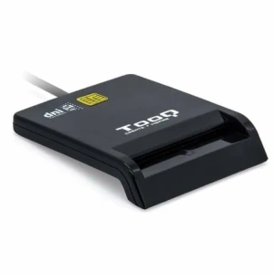 Lector de DNI TooQ TQR-210B/ USB 2.0/ Negro