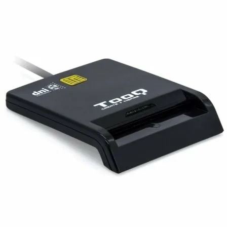Lector de DNI TooQ TQR-211B/ USB Tipo-C/ Negro - Imagen 7