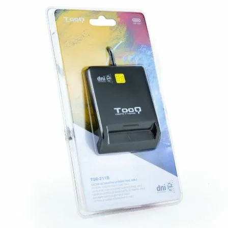 Lector de DNI TooQ TQR-211B/ USB Tipo-C/ Negro - Imagen 9