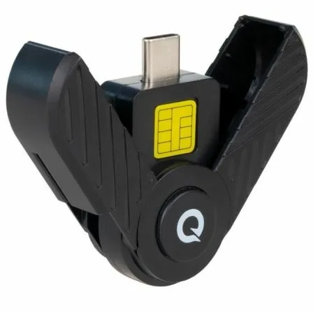 Lector de DNI y Tarjetas TooQ TQR-3011B/ USB Tipo-C/ Negro - Imagen 5