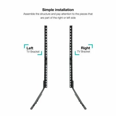 Soporte de Mesa Tooq DB2375F-B para TV y Portátil de 23-75" - Imagen 9