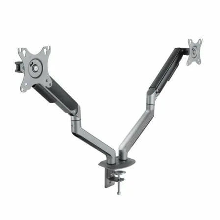 Soporte de Mesa para 2 Monitores TooQ DB4132TNR-G/ Giratorio/ Inclinable/ hasta 9kg - Imagen 7