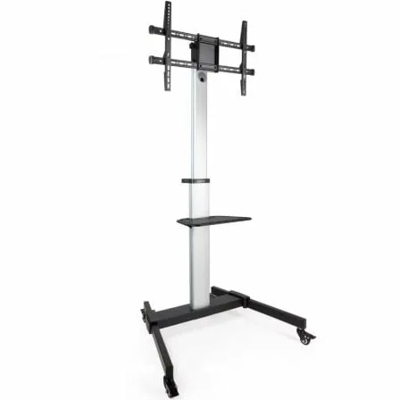 Soporte de Suelo Inclinable/ Ajustable con Ruedas TooQ FS1886M-B para TV de 37-86"/ hasta 50kg - Imagen 7