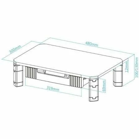 Soporte para Monitor TooQ TQMMPD02/ hasta 20kg - Imagen 6