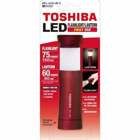 Linterna Toshiba KFL-403L/ 75 Lúmenes/ 3 pilas *AAA/ Roja - Imagen 5