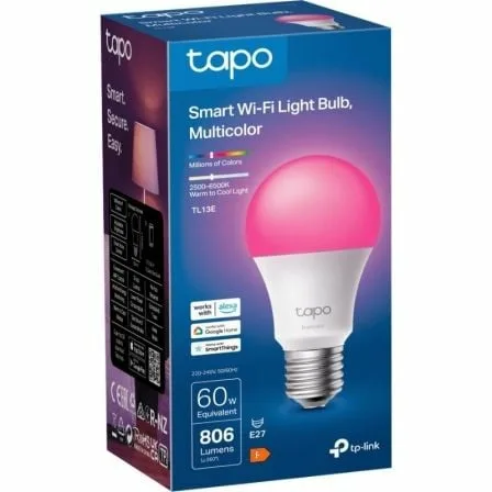 Bombilla Inteligente TP-Link Tapo TL13E/ Casquillo E27/ 8.3W/ 806 Lúmenes/ 2500 - 6500K - Imagen 4