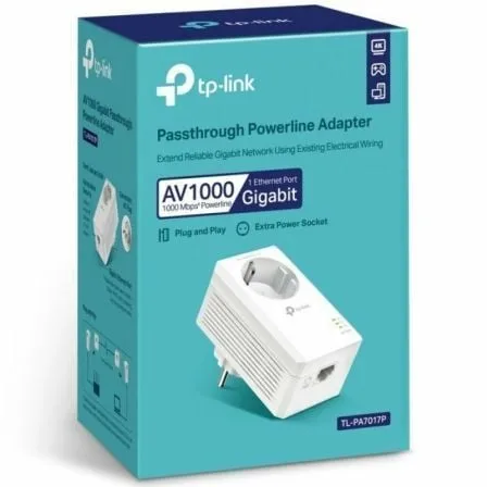 Adaptador Powerline TP-Link TL-PA7017P 1000Mbps/ Alcance 300m - Imagen 9