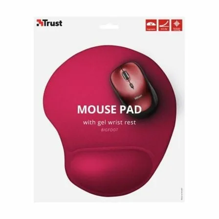 Alfombrilla Ergonómica Trust 20429/ 16 x 205 x 236mm/ Roja - Imagen 9