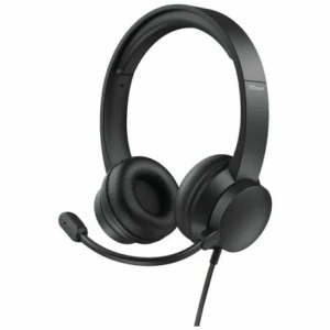 Auriculares Trust HS-200 On-Ear 24186/ con Micrófono/ USB/ Negros