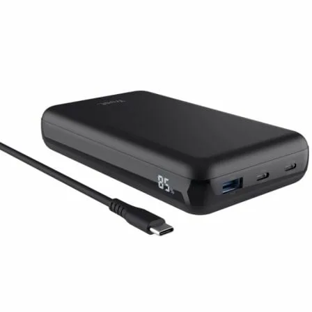 Batería Externa/Powerbank Trust Laro 20000mAh/ 100W/ Negra/ Compatible con Portátiles - Imagen 7