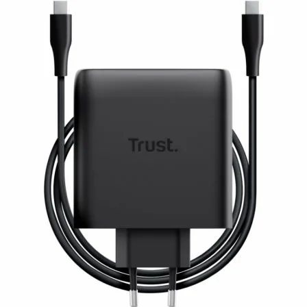 Cargador de Pared GaN Trust Maxo 100W/ 2xUSB Tipo-C/Incluye Cable USB Tipo-C/ 100W - Imagen 4