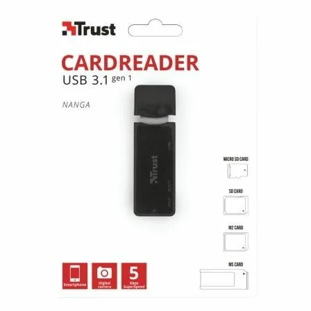 Lector de Tarjetas Externo Trust Nanga 21935/ USB 3.1 - Imagen 9