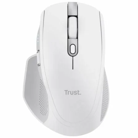 Ratón Inalámbrico por Bluetooth Trust Ozaa+/ Batería recargable/ Hasta 3200 DPI/ Blanco - Imagen 9
