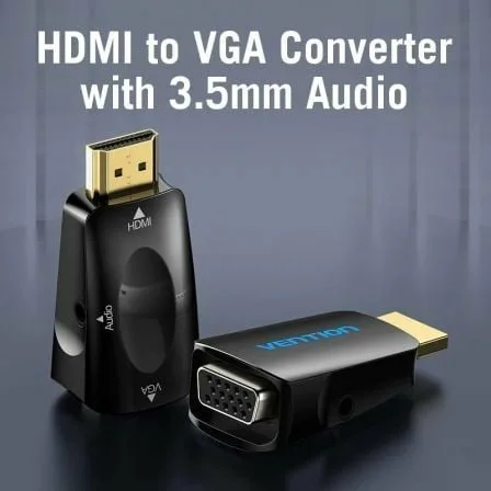 Adaptador Conversor Vention AIDB0/ HDMI Macho a VGA Hembra/ Audio Jack 3.5mm - Imagen 9