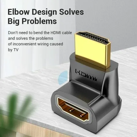 Adaptador HDMI 4K 270º Vention AINB0/ HDMI Macho - HDMI Hembra - Imagen 9