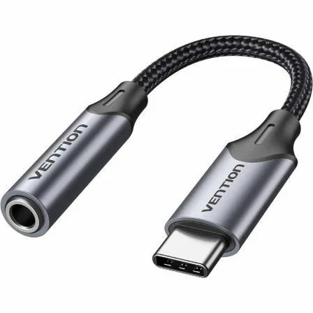 Adaptador Audio Vention BGMHA/ Jack 3.5 Hembra - USB Tipo-C Macho/ 10cm/ Gris - Imagen 7