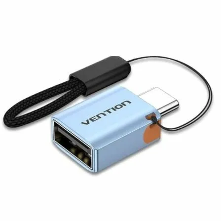 Adaptador OTG USB 3.1 Vention CUBH0/ USB Tipo-C Macho - USB Hembra/ Azul - Imagen 7