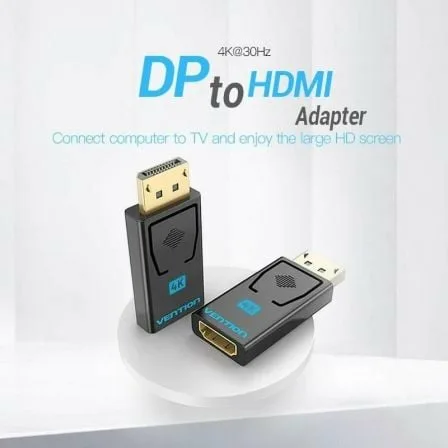 Adaptador HDMI 4K Vention HBPB0/ DisplayPort Macho - HDMI Hembra - Imagen 8