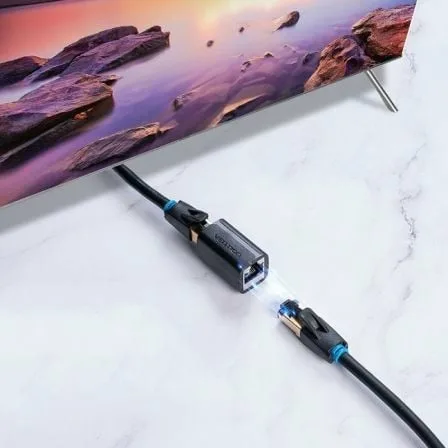 Adaptador Conector Vention RJ45 IPWB0 Cat.7 FTP/ RJ45 Hembra - RJ45 Hembra/ Negro - Imagen 6