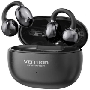 Auriculares Bluetooth Vention Echo Clip A11 Pro con estuche de carga/ Autonomía 6h/ Negro