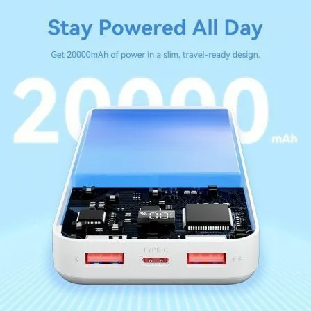 Powerbank 20000mAh Vention FHLW0/ 22.5W/ Blanca - Imagen 9