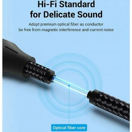 Cable de Audio de Fibra óptica Vention BAVHN/ 15m/ Gris - Imagen 3