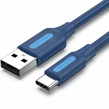 Cable USB 2.0 Tipo-C Vention COKLF/ USB Tipo-C Macho - USB Macho/ 480Mbps/ 1m/ Azul - Imagen 3