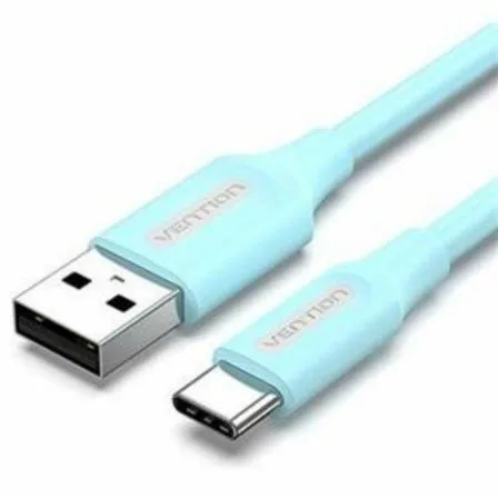 Cable USB 2.0 Tipo-C Vention COKSF/ USB Tipo-C Macho - USB Macho/ 480Mbps/ 1m/ Azul - Imagen 3