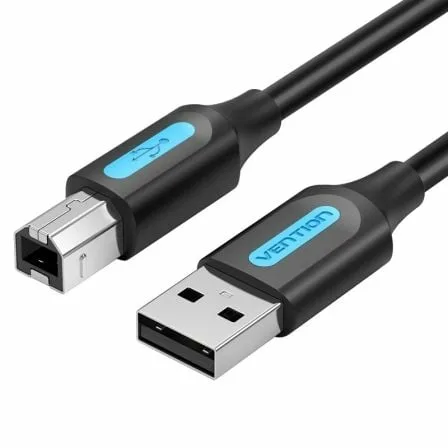 Cable USB 2.0 Impresora Vention COQBH/ USB Tipo-B Macho - USB Macho/ 480Mbps/ 2m/ Negro - Imagen 7