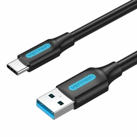 Cable USB 3.0 Tipo-C Vention COZBH/ USB Macho - USB Tipo-C Macho/ 5Gbps/ 2m/ Negro - Imagen 3
