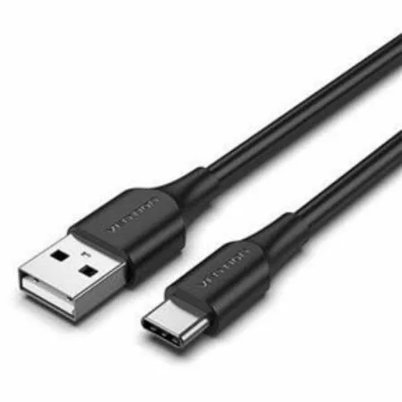 Cable USB 2.0 Tipo-C Vention CTHBF/ USB Tipo-C Macho - USB Macho/ 480Mbps/ 1m/ Negro - Imagen 3