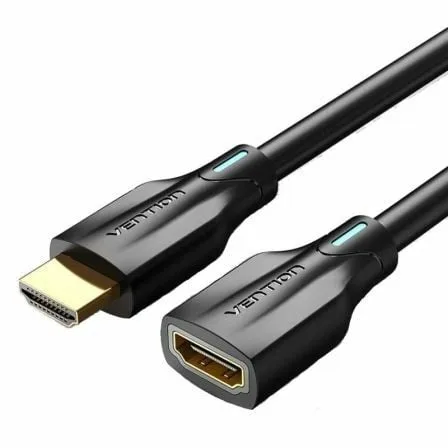 Cable Alargador HDMI 8K Vention AHBBF/ HDMI Macho - HDMI Hembra/ 1m/ Negro - Imagen 3