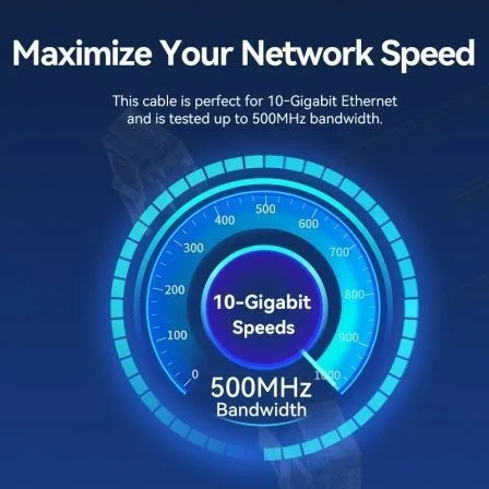 Cable de Red RJ45 UTP Vention IBOWD Cat.6A/ 50cm/ Cabeza Rotatoria 360º/ Blanco - Imagen 8