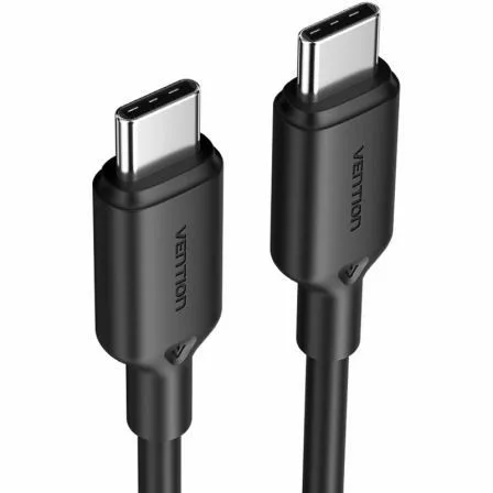 Cable USB 2.0 Tipo-C 3A Vention TRCBH/ USB Tipo-C Macho - USB Tipo-C Macho/ Hasta 60W/ 480Mbps/ 2m/ Negro - Imagen 8