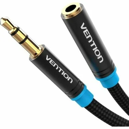 Cable Estéreo Vention VAB-B06-B500-M/ Jack 3.5 Macho - Jack 3.5 Hembra/ 5m/ Negro - Imagen 6