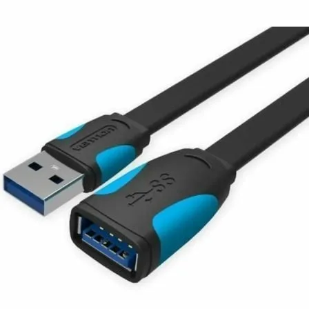 Cable Alargador USB 3.0 Vention VAS-A13-B200/ USB Macho - USB Hembra/ 5Gbps/ 2m/ Negro y Azul - Imagen 5