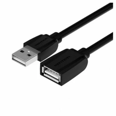 Cable Alargador USB 2.0 Vention VAS-A44-B300/ USB Macho - USB Hembra/ 480Mbps/ 3m/ Negro - Imagen 3