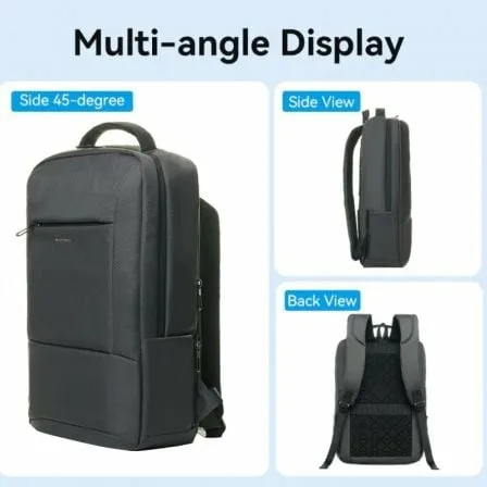 Mochila Vention KRNB0 para Portátiles hasta 15.6"/ 23L/ Gris Oscuro - Imagen 8