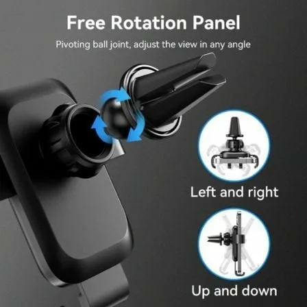 Soporte de Smartphone para Coche Vention KCTB0/ Negro - Imagen 9