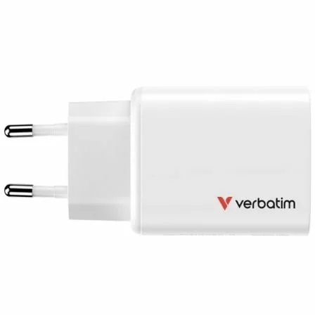 Cargador de Pared GaN Verbatim Essentials/ 2xUSB Tipo-C/ 1xUSB/ 65W - Imagen 6
