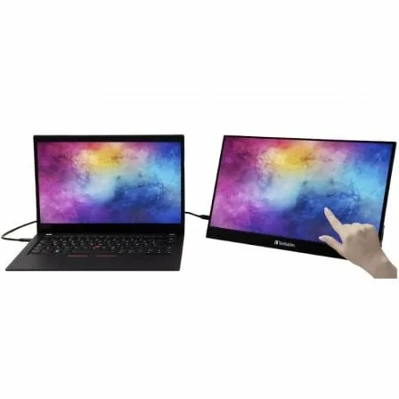 Monitor Portátil Táctil Verbatim PMT-14 14"/ Full HD/ Multimedia/ Negro - Imagen 8