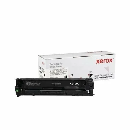 Tóner compatible Xerox 006R03807 compatible con HP CF210X/CB540A/CE320A/CRG-116BK/CRG-131BKH/ 2400 páginas/ Negro - Imagen 3