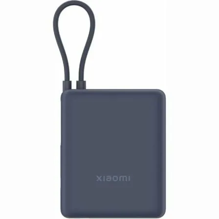 Powerbank 10000mAh Xiaomi 33W Power Bank Integrated Cable/ 33W/ Azul/ Incluye Cable USB Tipo-C - Imagen 7