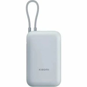 Powerbank 10000mAh Xiaomi Power Bank Integrated Cable/ 22.5W/ Azul/ Incluye Cable USB Tipo-C