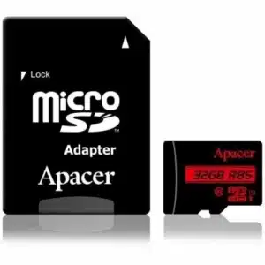 Tarjeta de Memoria Apacer 32GB microSD HC UHS 1 con Adaptador/ Clase 10/ 85MBs